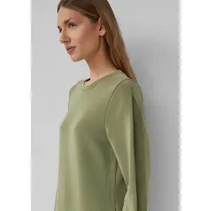 Kurze Scubakleid mit Falten und Rundhalsausschnitt für Frauen s.Oliver image-3