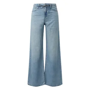 Damen Jeans Regular mit Cut-Out-Nähten und Stoffgürtel s.Oliver Suri image-0