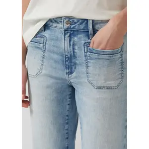Jeans Regular Fit Bootcut mit Fransenumschlag Damen s.Oliver image-3