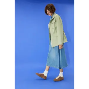 Hochsitze Midi Jeansrock aus Lyocell für Damen s.Oliver image-2