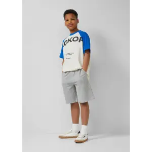 Pantaloni Bermuda unisex in felpa con regolazione della larghezza bambino s.Oliver image-6