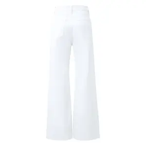 Jeans wide leg coupe régulière jambe large teinture après confection femme s.Oliver image-1