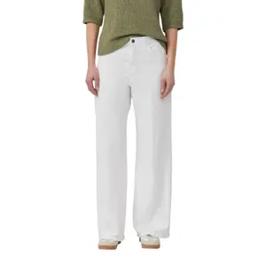 Jeans wide leg coupe régulière jambe large teinture après confection femme s.Oliver image-2