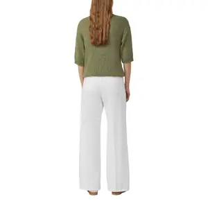 Jeans wide leg coupe régulière jambe large teinture après confection femme s.Oliver image-5
