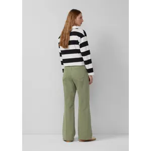 Jeans wide leg coupe régulière jambe large teinture après confection femme s.Oliver image-4