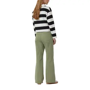 Jeans wide leg coupe régulière jambe large teinture après confection femme s.Oliver image-5