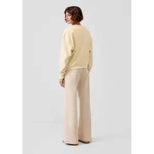 Jeans wide leg coupe régulière jambe large teinture après confection femme s.Oliver image-4