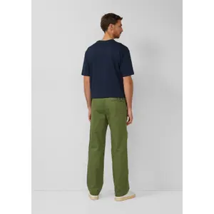 Pantalon coupe ample en coton stretch texturé s.Oliver image-4