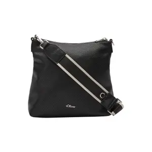 Women's Removable Shoulder Strap Leather Look Crossbody Bag s.Oliver image-0