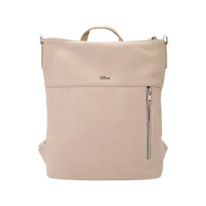 2-in-1 Convertible Shoulder Bag to Backpack in Faux Leather with Removable Strap for Women s.Oliver