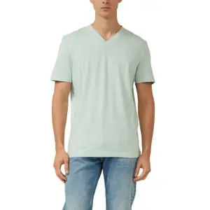 T-shirt με V λαιμόκοψη από βαμβάκι s.Oliver image-2