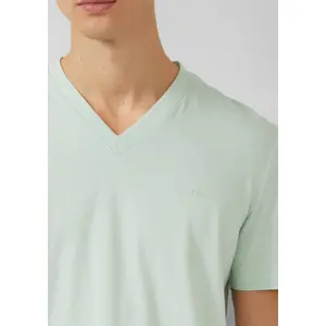 T-shirt με V λαιμόκοψη από βαμβάκι s.Oliver image-3