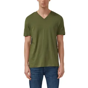 T-shirt με V λαιμόκοψη από βαμβάκι s.Oliver image-2