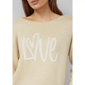 Pull aus strukturiertem Baumwollmix lockerer Schnitt Damen s.Oliver image-3