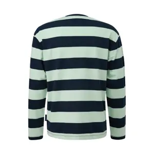 Μακρυμάνικο Ριγέ T-shirt από Βαμβάκι με Χαλαρή Γραμμή s.Oliver image-1