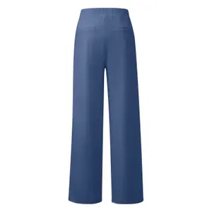 Hose mit weitem Bein aus Baumwollmischung lässiger Schnitt Damen s.Oliver image-1
