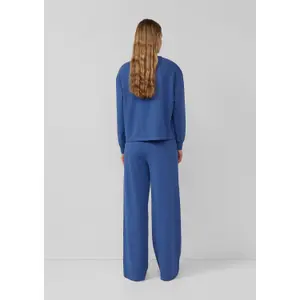 Hose mit weitem Bein aus Baumwollmischung lässiger Schnitt Damen s.Oliver image-4
