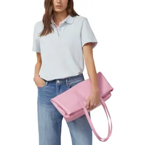 Women's Faux Leather Tote Shoulder Bag with Embossed Logo and Short Handles s.Oliver image-5