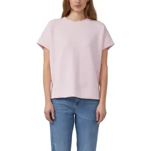 Γυναικείο μαλακό sweatshirt scuba με κατεβασμένα ώματα s.Oliver image-2