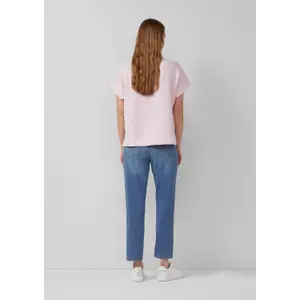 Γυναικείο μαλακό sweatshirt scuba με κατεβασμένα ώματα s.Oliver image-4