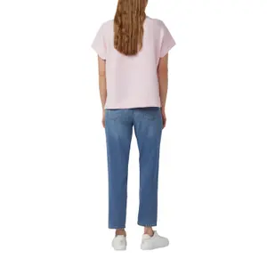 Γυναικείο μαλακό sweatshirt scuba με κατεβασμένα ώματα s.Oliver image-5