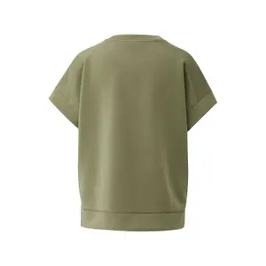 Γυναικείο μαλακό sweatshirt scuba με κατεβασμένα ώματα s.Oliver image-1