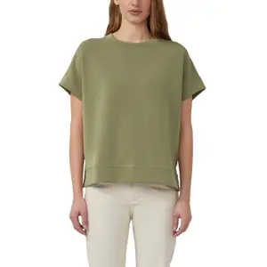 Γυναικείο μαλακό sweatshirt scuba με κατεβασμένα ώματα s.Oliver image-2