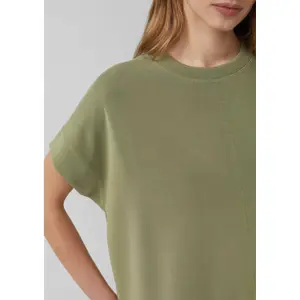 Γυναικείο μαλακό sweatshirt scuba με κατεβασμένα ώματα s.Oliver image-3