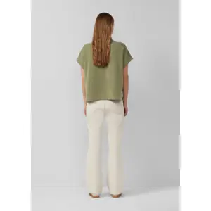 Γυναικείο μαλακό sweatshirt scuba με κατεβασμένα ώματα s.Oliver image-4