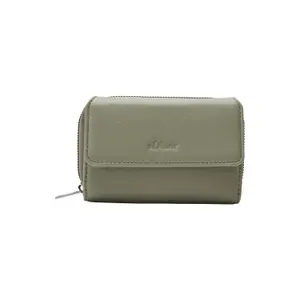 Women's Zip-Around Faux Leather Wallet with Press Stud s.Oliver image-0