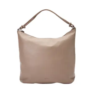 Women's Faux Leather Shoulder Bag with Embossed Logo and Zip Closure s.Oliver image-1