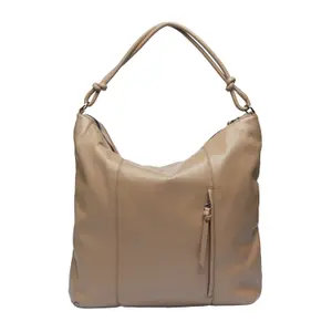 Women's Faux Leather Shoulder Bag with Embossed Logo and Zip Closure s.Oliver image-2