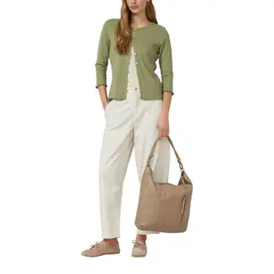Women's Faux Leather Shoulder Bag with Embossed Logo and Zip Closure s.Oliver image-5