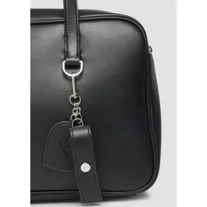 Women's Faux Leather Crossbody Bag with Logo Stud and Press-Stud Closure s.Oliver image-5