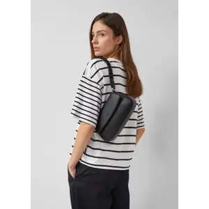 Women’s Faux Leather Shoulder Bag with Embossed Logo s.Oliver image-4