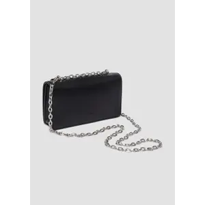 Women's Faux Leather Shoulder Bag with Chain Strap s.Oliver image-3