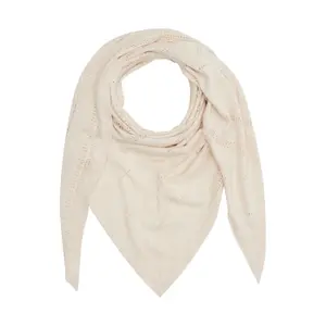 Foulard quadrado em algodão e viscose com padrão ornamental mulher s.Oliver image-0