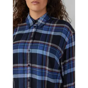 Blouse chemisier à carreaux avec fronces au dos femme s.Oliver image-3
