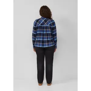 Blouse chemisier à carreaux avec fronces au dos femme s.Oliver image-4