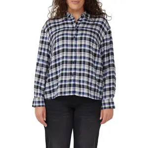 Blouse chemisier à carreaux avec fronces au dos femme s.Oliver image-2