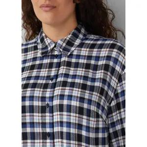 Blouse chemisier à carreaux avec fronces au dos femme s.Oliver image-3