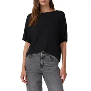 T-shirt Casual με Διακοσμητικές Πέτρες στο Μπροστινό Μέρος Γυναίκα s.Oliver image-2