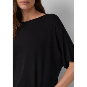 T-shirt Casual με Διακοσμητικές Πέτρες στο Μπροστινό Μέρος Γυναίκα s.Oliver image-3