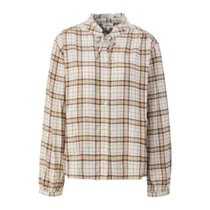 Blouse-chemise à carreaux Relaxed Fit avec col à volants femme s.Oliver image-0