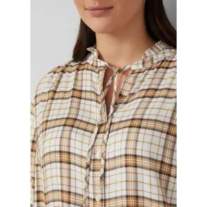 Blouse-chemise à carreaux Relaxed Fit avec col à volants femme s.Oliver image-3