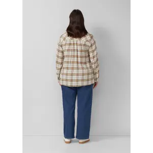 Blouse-chemise à carreaux Relaxed Fit avec col à volants femme s.Oliver image-4