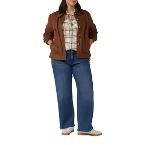 Blouse-chemise à carreaux Relaxed Fit avec col à volants femme s.Oliver image-6