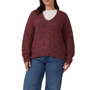 Pull aus weichem Strick im Relaxed Fit mit V-Ausschnitt für Damen s.Oliver image-2