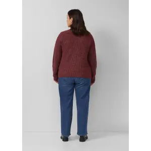 Pull aus weichem Strick im Relaxed Fit mit V-Ausschnitt für Damen s.Oliver image-4