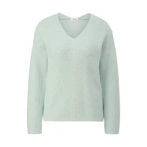 Pull aus weichem Strick im Relaxed Fit mit V-Ausschnitt für Damen s.Oliver image-0